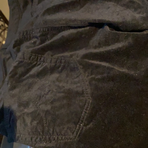 Black velour skinny legs pants - Picture 5 of 5